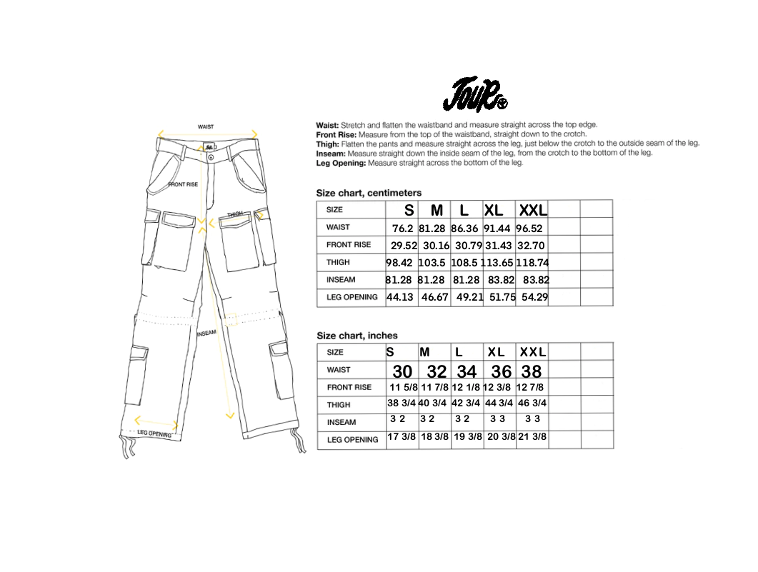"J65" Multi pocket cargo